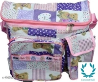 Comfy Baby Diaper Bag - L XW X H:(35 X40 X22)cm, Premium Rexine, Baby Diaper Bag, Pack Of:1